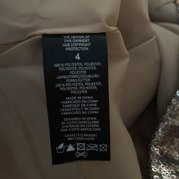 Gold and sequins Mini dress - Picture 11 of 11